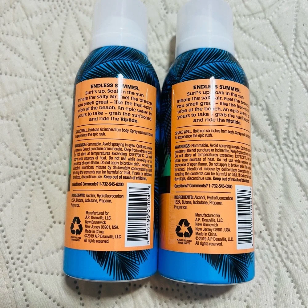 Riptide Body Spray for Men - Blue and Orange, body spray for men, bundled 2 unit